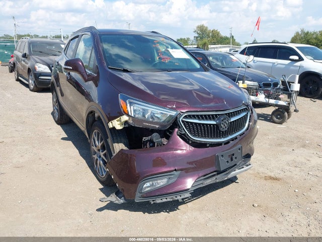 Продажа на аукционе авто 2017 Buick Encore Sport Touring, vin: KL4CJ2SB1HB161536, номер лота: 46028016