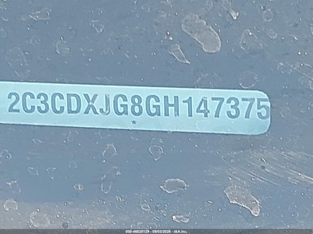 Продаж на аукціоні авто 2016 Dodge Charger Sxt, vin: 2C3CDXJG8GH147375, номер лоту: 46028129