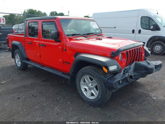 Продажа на аукционе авто 2020 Jeep Gladiator Sport S 4x4, vin: 1C6HJTAG2LL108465, номер лота: 46028137