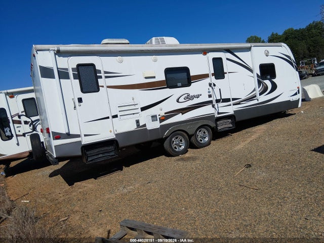 2012 Keystone Cougar X-lite Series მანქანა იყიდება აუქციონზე, vin: 4YDT26B27CV501979, აუქციონის ნომერი: 46028151