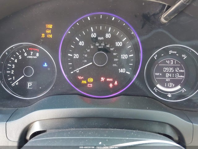2017 Honda Hr-v Ex-l მანქანა იყიდება აუქციონზე, vin: 3CZRU6H70HM725987, აუქციონის ნომერი: 46028196