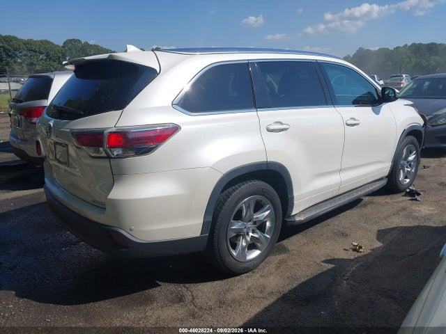 2015 Toyota Highlander Limited Platinum V6 მანქანა იყიდება აუქციონზე, vin: 5TDYKRFH2FS110150, აუქციონის ნომერი: 46028224
