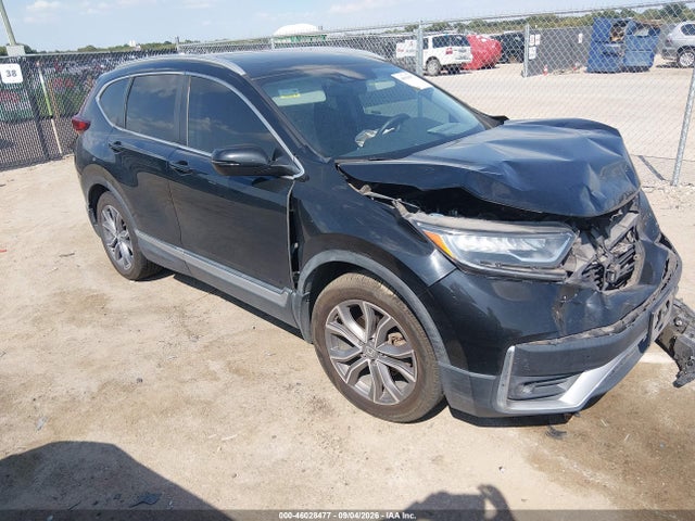 46028477 :رقم المزاد ، 2HKRW1H9XMH402132 vin ، 2021 Honda Cr-v 2wd Touring مزاد بيع
