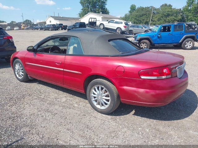 Aukcja sprzedaży 2002 Chrysler Sebring Lxi, vin: 1C3EL55R12N235843, numer aukcji: 46028539