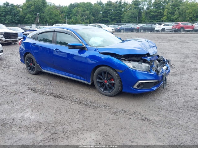 46028582 :رقم المزاد ، 19XFC1F3XKE209605 vin ، 2019 Honda Civic Ex مزاد بيع