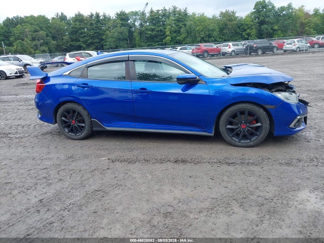 46028582 :رقم المزاد ، 19XFC1F3XKE209605 vin ، 2019 Honda Civic Ex مزاد بيع