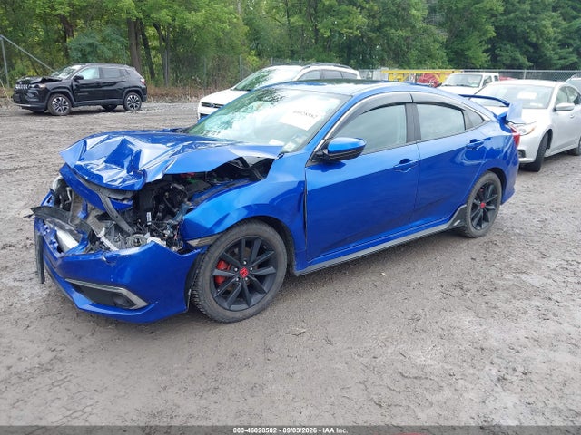 46028582 :رقم المزاد ، 19XFC1F3XKE209605 vin ، 2019 Honda Civic Ex مزاد بيع
