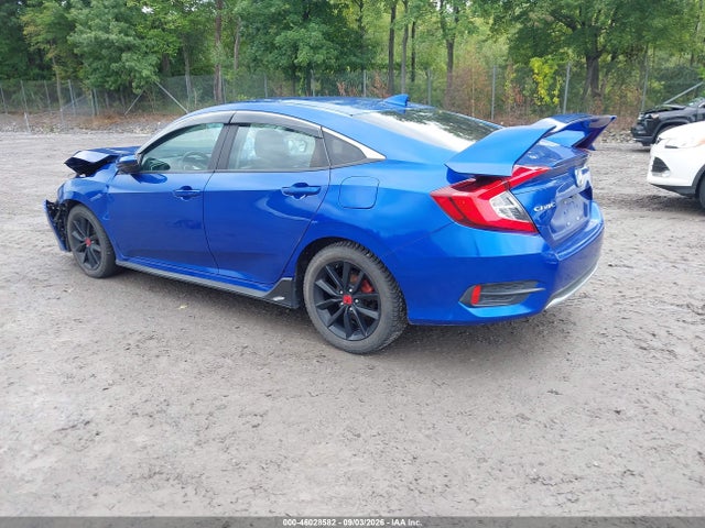 46028582 :رقم المزاد ، 19XFC1F3XKE209605 vin ، 2019 Honda Civic Ex مزاد بيع