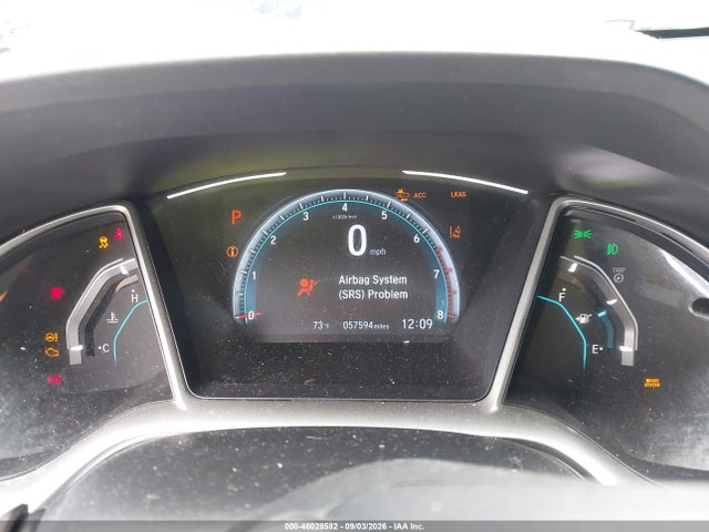 46028582 :رقم المزاد ، 19XFC1F3XKE209605 vin ، 2019 Honda Civic Ex مزاد بيع