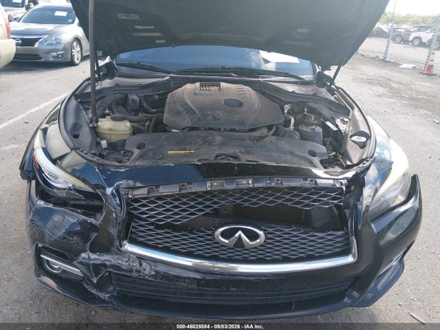 2016 Infiniti Q50 2.0t Premium მანქანა იყიდება აუქციონზე, vin: JN1CV7AP5GM201580, აუქციონის ნომერი: 46028584