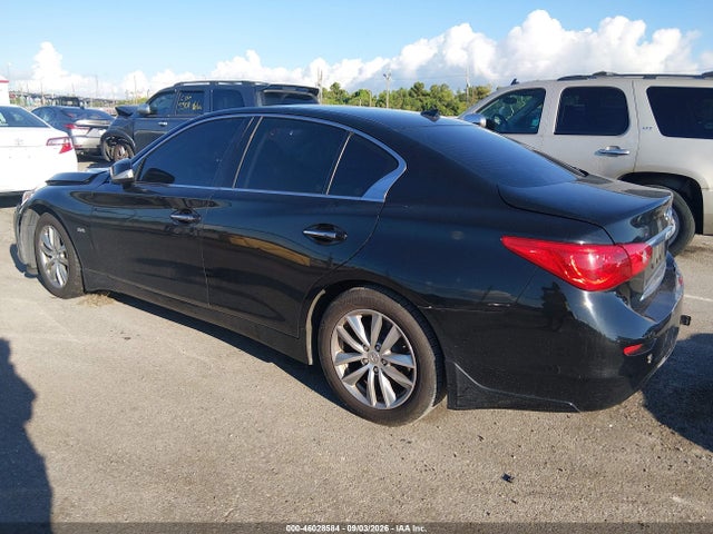 2016 Infiniti Q50 2.0t Premium მანქანა იყიდება აუქციონზე, vin: JN1CV7AP5GM201580, აუქციონის ნომერი: 46028584