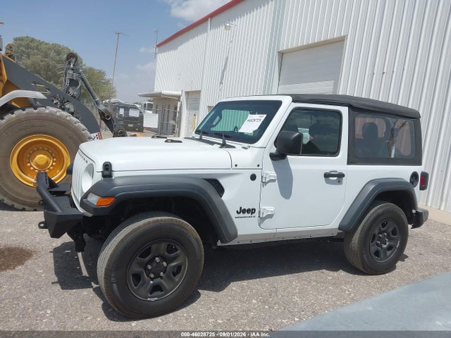 2023 Jeep Wrangler 2-door Sport 4x4 მანქანა იყიდება აუქციონზე, vin: 1C4GJXAN8PW640608, აუქციონის ნომერი: 46028725