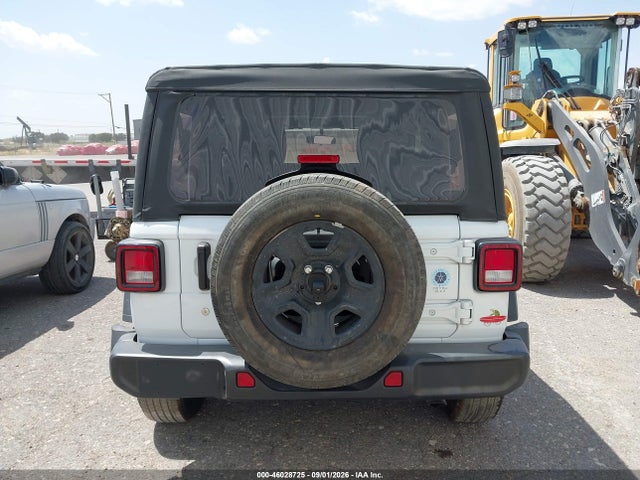 2023 Jeep Wrangler 2-door Sport 4x4 მანქანა იყიდება აუქციონზე, vin: 1C4GJXAN8PW640608, აუქციონის ნომერი: 46028725