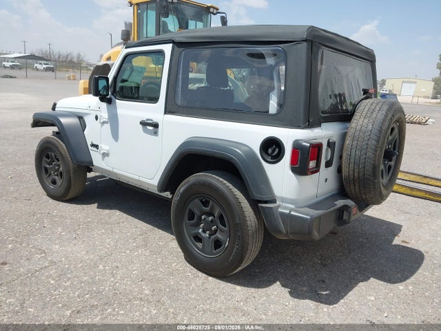 2023 Jeep Wrangler 2-door Sport 4x4 მანქანა იყიდება აუქციონზე, vin: 1C4GJXAN8PW640608, აუქციონის ნომერი: 46028725