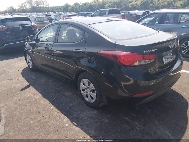 2016 Hyundai Elantra Se მანქანა იყიდება აუქციონზე, vin: 5NPDH4AE7GH693464, აუქციონის ნომერი: 46028767