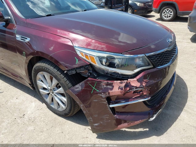 2018 Kia Optima Lx მანქანა იყიდება აუქციონზე, vin: 5XXGT4L30JG251328, აუქციონის ნომერი: 46028817