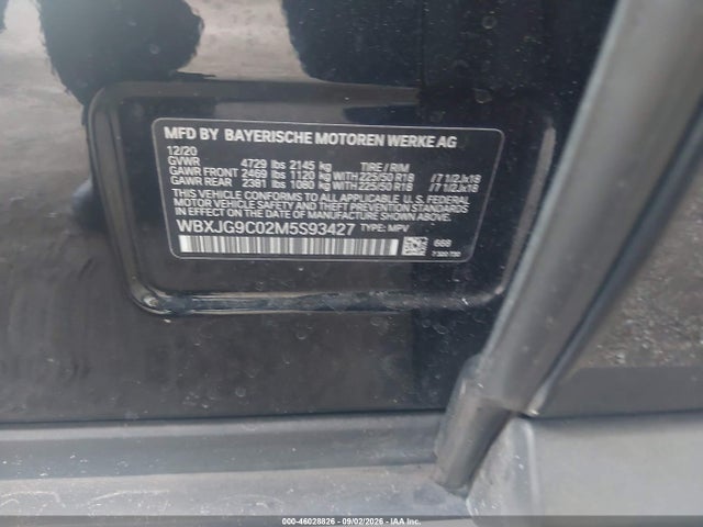 Aukcja sprzedaży 2021 Bmw X1 Xdrive28i, vin: WBXJG9C02M5S93427, numer aukcji: 46028826