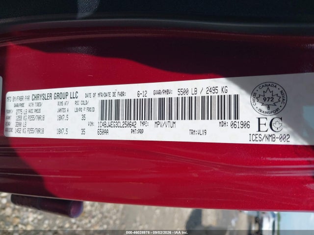 Aukcja sprzedaży 2012 Jeep Wrangler Unlimited Sahara, vin: 1C4BJWEG3CL250642, numer aukcji: 46028978