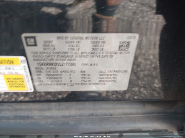 46028984 :رقم المزاد ، 1GKKRRKD9DJ177380 vin ، 2013 Gmc Acadia Slt-1 مزاد بيع