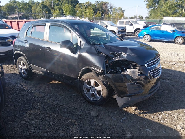 Продаж на аукціоні авто 2015 Chevrolet Trax 1ls, vin: 3GNCJPSB4FL252662, номер лоту: 46029157