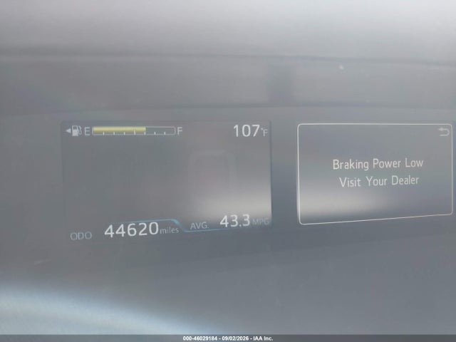 Aukcja sprzedaży 2019 Toyota Prius Xle, vin: JTDL9RFU0K3004617, numer aukcji: 46029184
