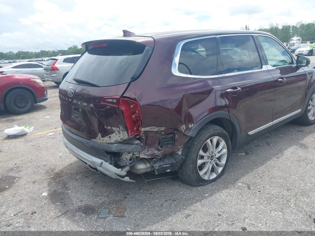 2021 Kia Telluride Lx მანქანა იყიდება აუქციონზე, vin: 5XYP24HC5MG162236, აუქციონის ნომერი: 46029209