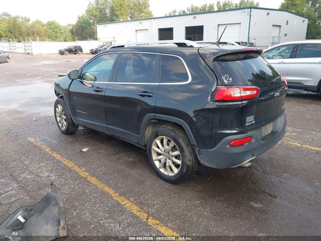2015 Jeep Cherokee Limited მანქანა იყიდება აუქციონზე, vin: 1C4PJMDB7FW641649, აუქციონის ნომერი: 46029306