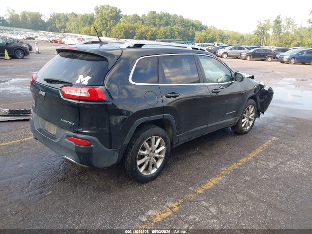 2015 Jeep Cherokee Limited მანქანა იყიდება აუქციონზე, vin: 1C4PJMDB7FW641649, აუქციონის ნომერი: 46029306