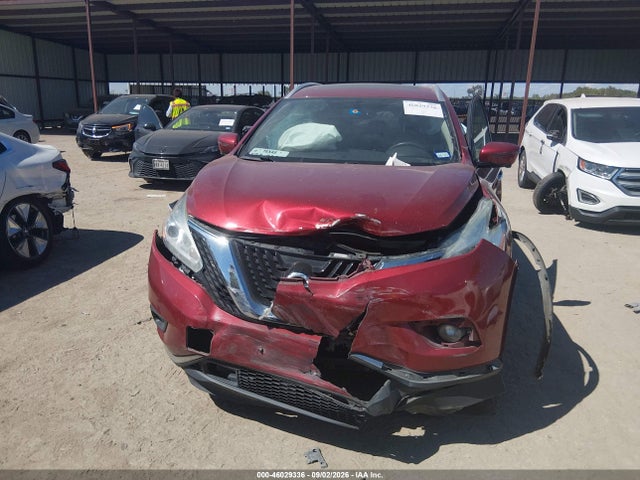 46029336 :رقم المزاد ، 5N1AZ2MGXHN128253 vin ، 2017 Nissan Murano Sl مزاد بيع