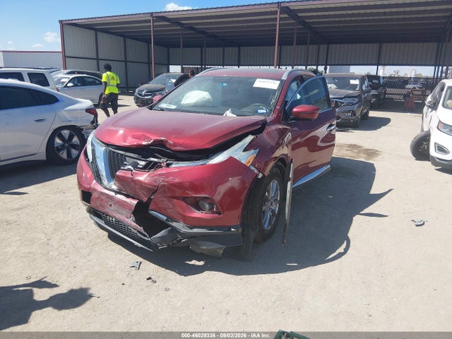 46029336 :رقم المزاد ، 5N1AZ2MGXHN128253 vin ، 2017 Nissan Murano Sl مزاد بيع