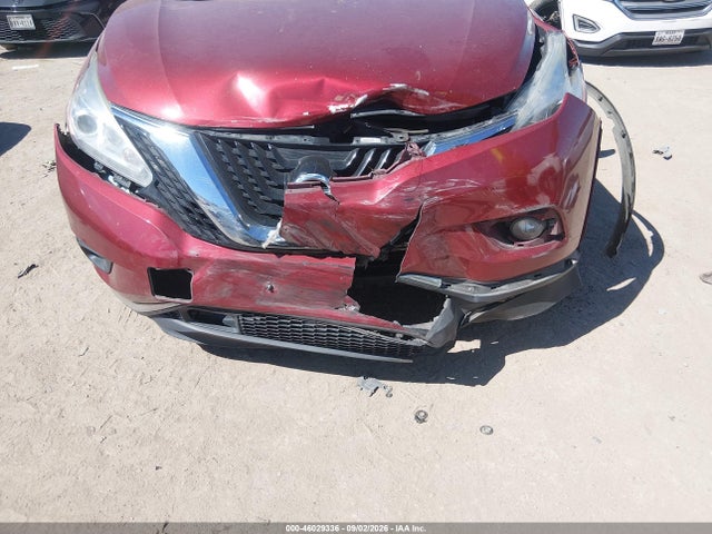 46029336 :رقم المزاد ، 5N1AZ2MGXHN128253 vin ، 2017 Nissan Murano Sl مزاد بيع