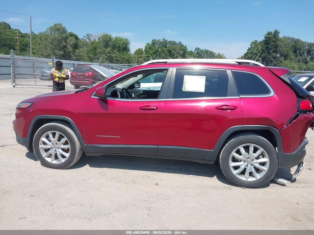 Продажа на аукционе авто 2014 Jeep Cherokee Limited, vin: 1C4PJMDS3EW180948, номер лота: 46029405