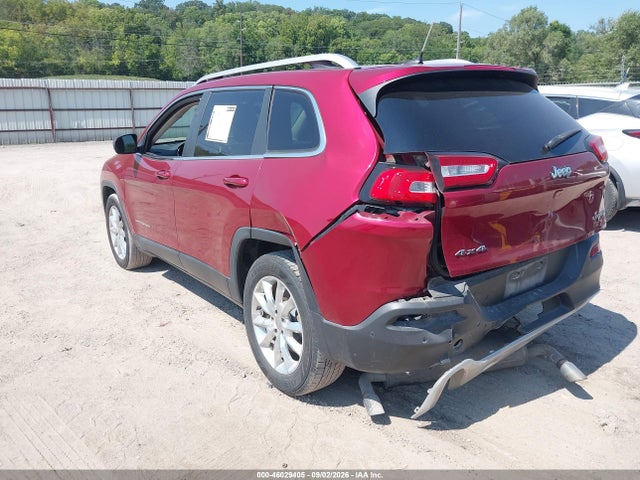 Продажа на аукционе авто 2014 Jeep Cherokee Limited, vin: 1C4PJMDS3EW180948, номер лота: 46029405