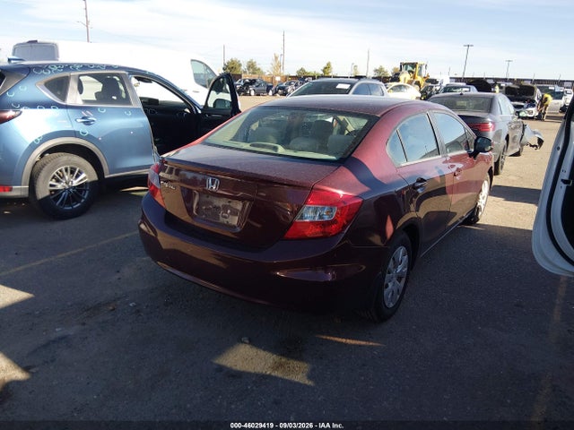 Продаж на аукціоні авто 2012 Honda Civic Lx, vin: 19XFB2F54CE055842, номер лоту: 46029419