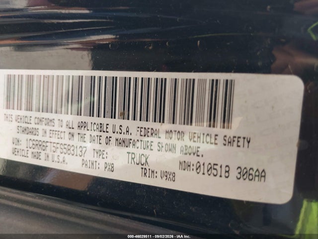 Продажа на аукционе авто 2015 Ram 1500 Express, vin: 1C6RR6FT5FS583137, номер лота: 46029511