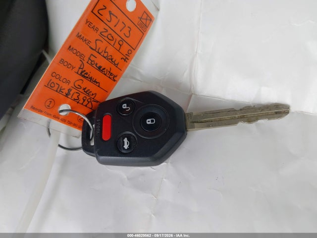 2019 Subaru Forester Premium მანქანა იყიდება აუქციონზე, vin: JF2SKAEC9KH441014, აუქციონის ნომერი: 46029562