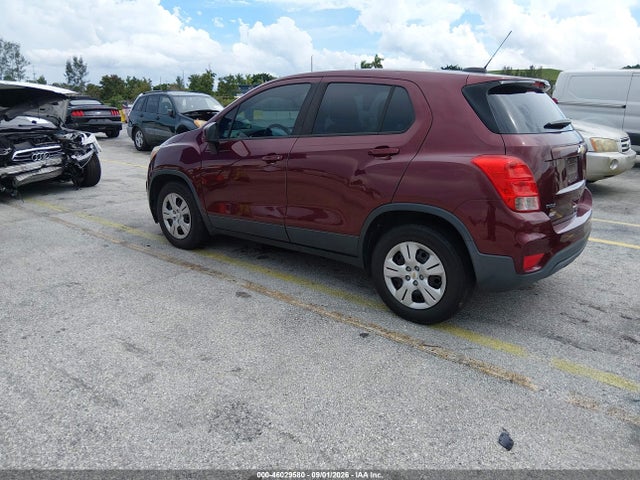 2017 Chevrolet Trax Ls მანქანა იყიდება აუქციონზე, vin: 3GNCJKSB5HL253504, აუქციონის ნომერი: 46029580