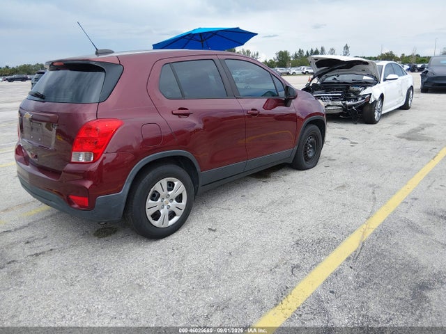 2017 Chevrolet Trax Ls მანქანა იყიდება აუქციონზე, vin: 3GNCJKSB5HL253504, აუქციონის ნომერი: 46029580