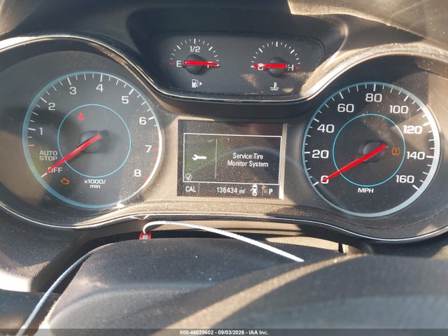 46029602 :رقم المزاد ، 3G1BE6SM3HS578183 vin ، 2017 Chevrolet Cruze Lt Auto مزاد بيع