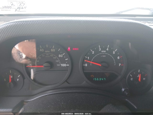 46029824 :رقم المزاد ، 1J8FA24187L128753 vin ، 2007 Jeep Wrangler X مزاد بيع