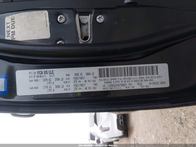 Продаж на аукціоні авто 2017 Ram 1500 Slt  4x2 6'4 Box, vin: 1C6RR6GGXHS768823, номер лоту: 46029864