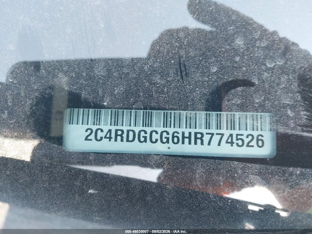 Продажа на аукционе авто 2017 Dodge Grand Caravan Sxt, vin: 2C4RDGCG6HR774526, номер лота: 46030007