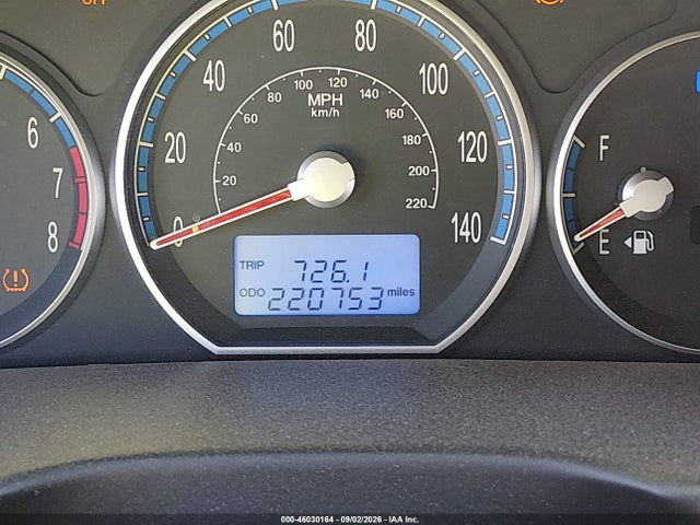 46030164 :رقم المزاد ، 5NMSG13D39H327515 vin ، 2009 Hyundai Santa Fe Gls مزاد بيع