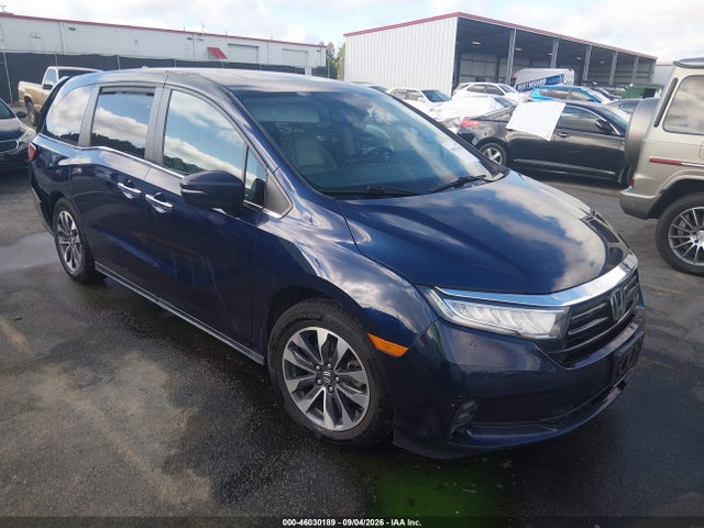 46030189 :رقم المزاد ، 5FNRL6H70MB037592 vin ، 2021 Honda Odyssey Ex-l مزاد بيع