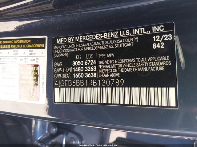 4JGFB6BB1RB130789 Mercedes-Benz Amg Gle 53 4matic+