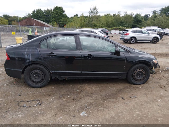 2009 Honda Civic Lx მანქანა იყიდება აუქციონზე, vin: 2HGFA16589H316188, აუქციონის ნომერი: 46030443