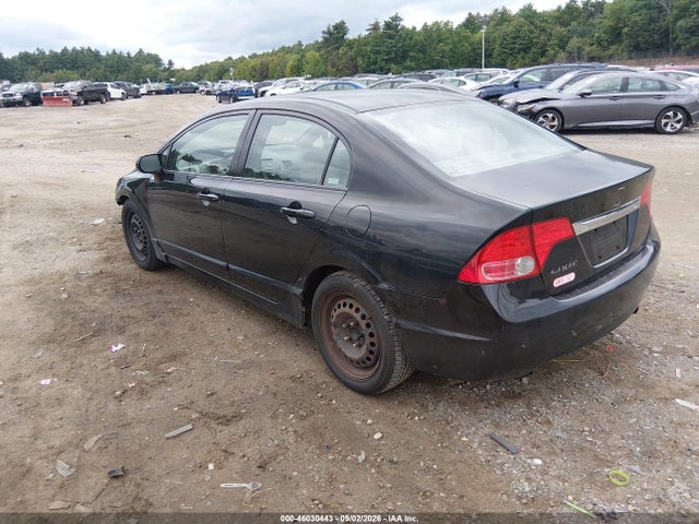 2009 Honda Civic Lx მანქანა იყიდება აუქციონზე, vin: 2HGFA16589H316188, აუქციონის ნომერი: 46030443
