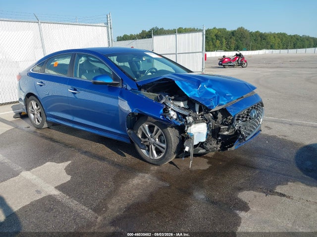 2018 Hyundai Sonata Sel+ მანქანა იყიდება აუქციონზე, vin: 5NPE34AF3JH710778, აუქციონის ნომერი: 46030482