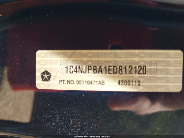 46030486 :رقم المزاد ، 1C4NJPBA1ED812120 vin ، 2014 Jeep Patriot Sport مزاد بيع