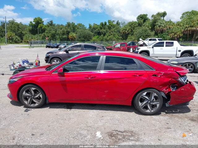 46030487 :رقم المزاد ، 5NPLP4AG3MH034437 vin ، 2021 Hyundai Elantra Limited مزاد بيع